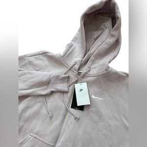 Nike Oversized Fit Women’s Size Large Full Zip Hood Blush Jacket Size Large NWTS